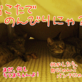090920-【猫アニメ】おこたでのんびりにゃ？