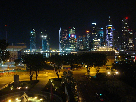 シンガポールの夜景