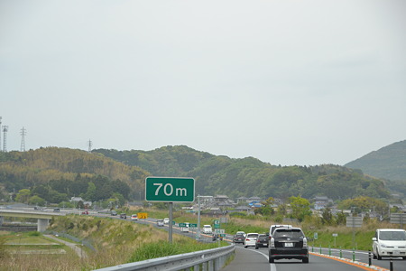 連なる車達@富津館山道路