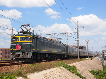 EF81 寝台特急トワイライトエクスプレス 東海道本線摂津富田~茨木