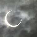 Photos: 金環日食になる前に曇ってきました。