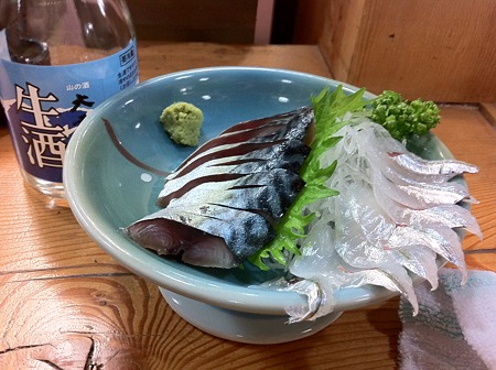 しめ鯖とサヨリ