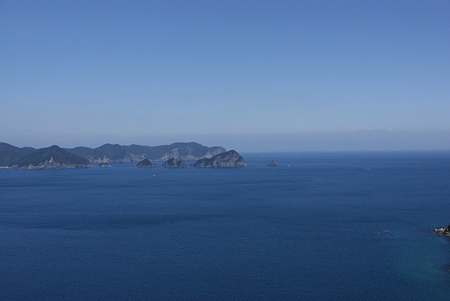 空の展望所より鶴見崎半島を望む　リベンジ