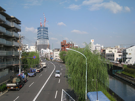 江東区　浅草通り 北十間川