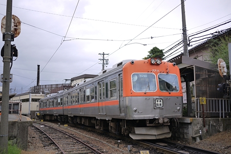 北陸鉄道7700系 野町駅