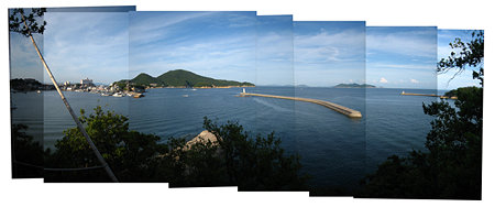 頼山陽腰掛けの岩