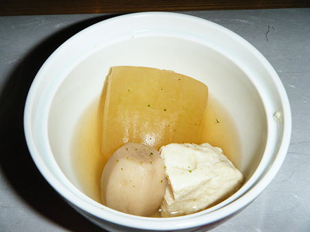 冬瓜 汲み上げ湯葉 小芋