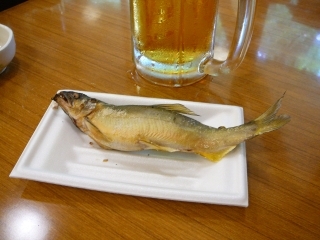いわなの塩焼き