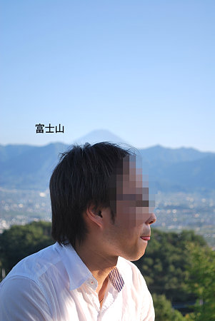 ワンチャンと富士山