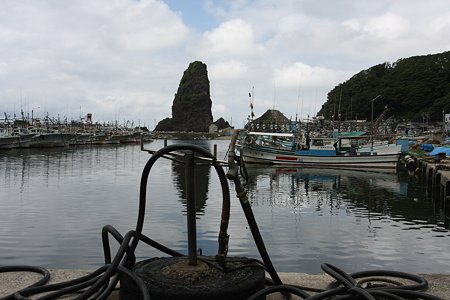 2009.08.14 山北市 漁港の給油場