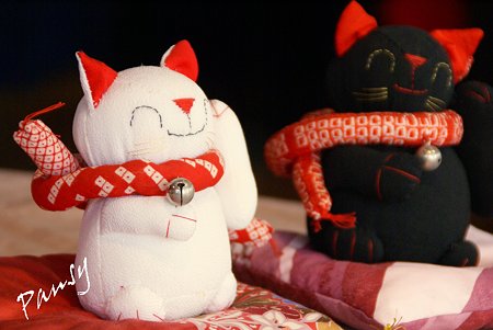 猫のお雛様・・
