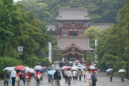 五月雨、梅雨の鎌倉!(110528)