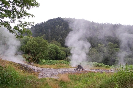 水蒸気もくもく