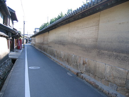 法隆寺　土塀